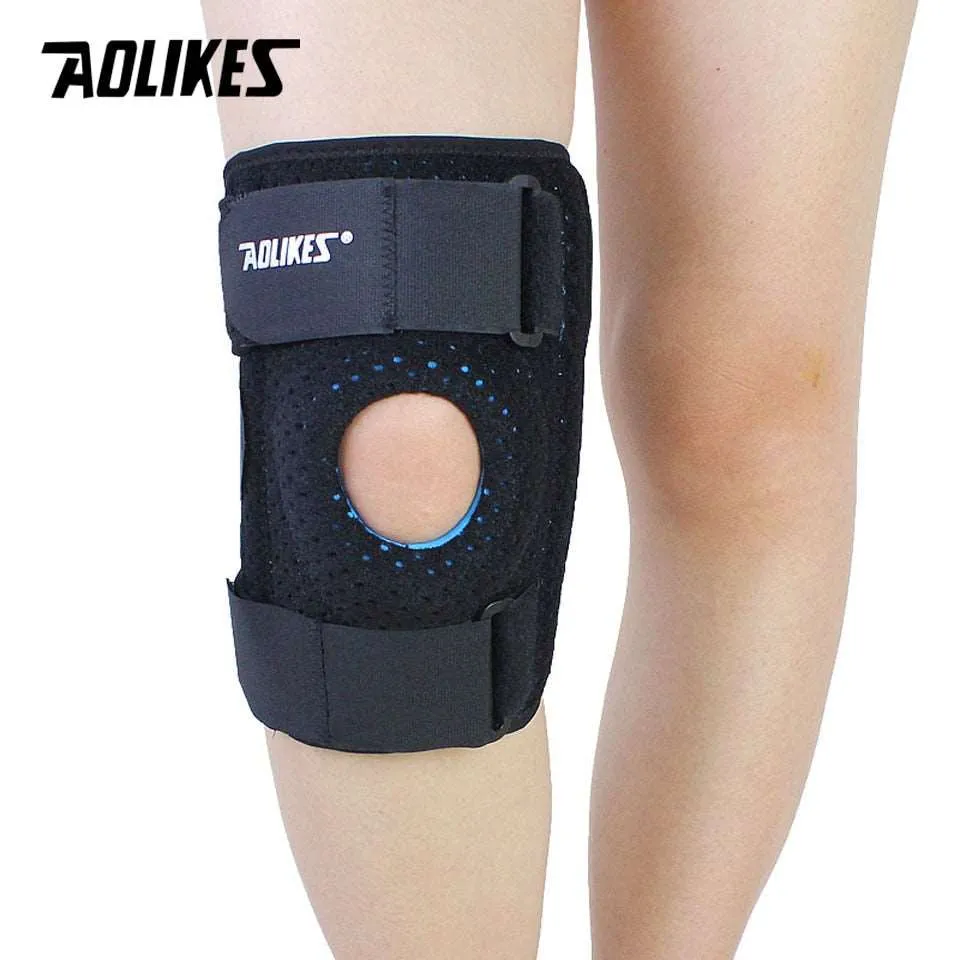 1PC Meniscus Knee Pads Silica Gel Knee pads Hiking Running Basketball Knee Support Breathable Sports Knee Protector