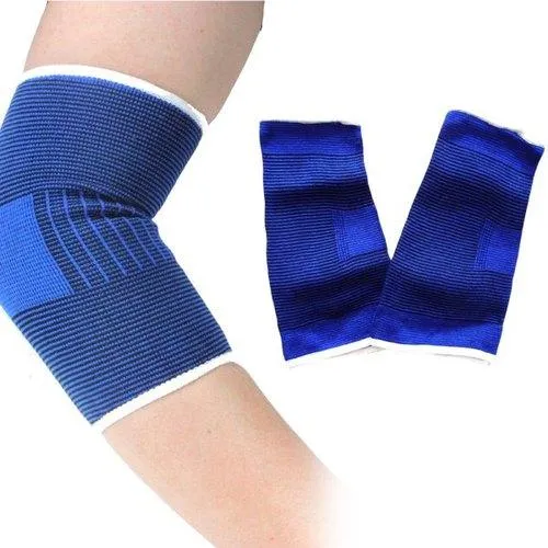 2 x Elastic Neoprene Elbow Protection Sport Gym Support 0491 A (Large Letter Rate)