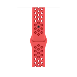 45mm Bright Crimson/Gym Red Nike Sport Band