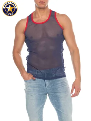 A J Phys Ed Mesh Tank Top