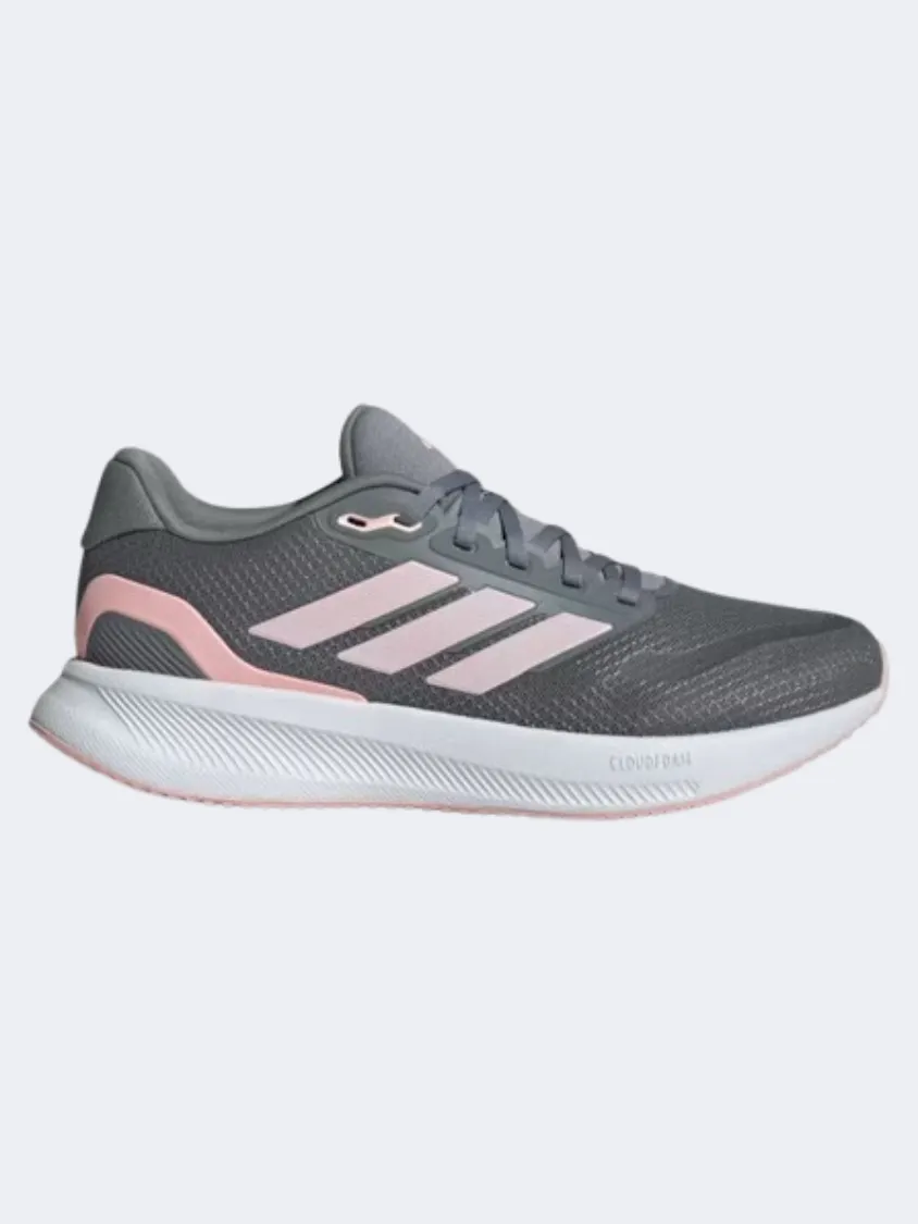 Adidas Runfalcon 5 Women Running Shoes Grey/Pink/White