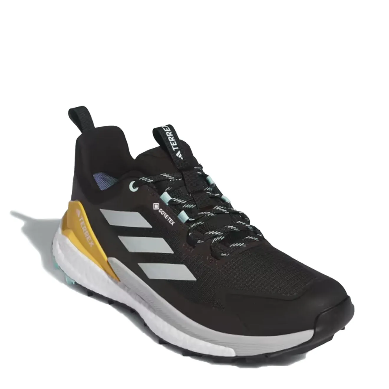 Adidas Terrex Free Hiker 2.0 Low Gore-Tex Hiking Shoes Core Black / Wonder Silver / Semi Flash Aqua