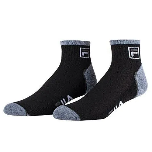 Ankle Socks 6 Pack Jacquard Logo Black 1315