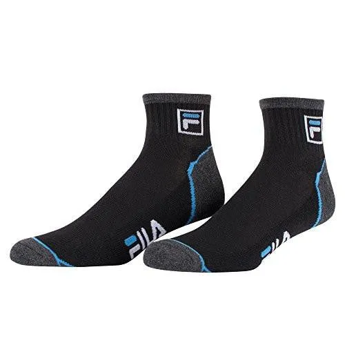 Ankle Socks 6 Pack Jacquard Logo Black 1315