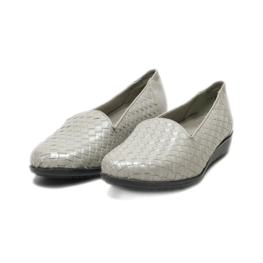 Ara Flair Loafers Leather Grey Colour For Women