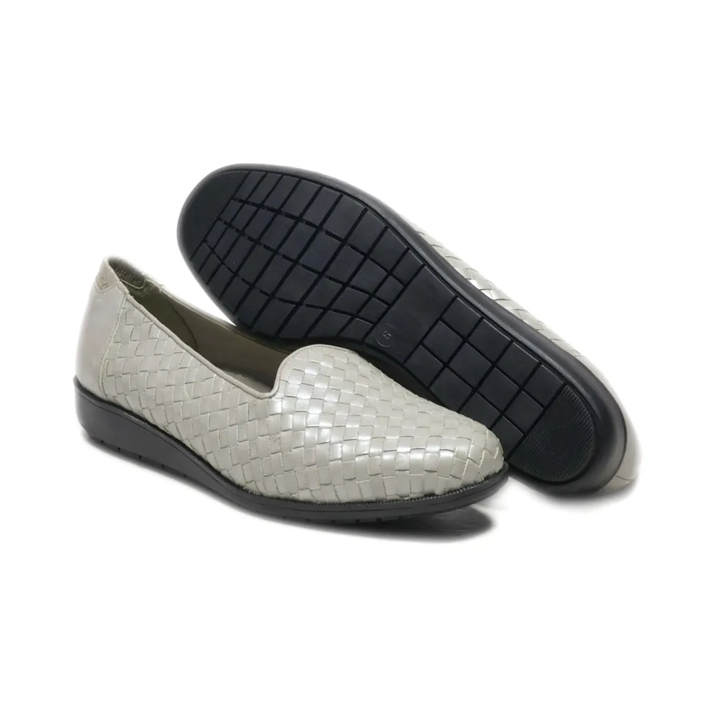 Ara Flair Loafers Leather Grey Colour For Women