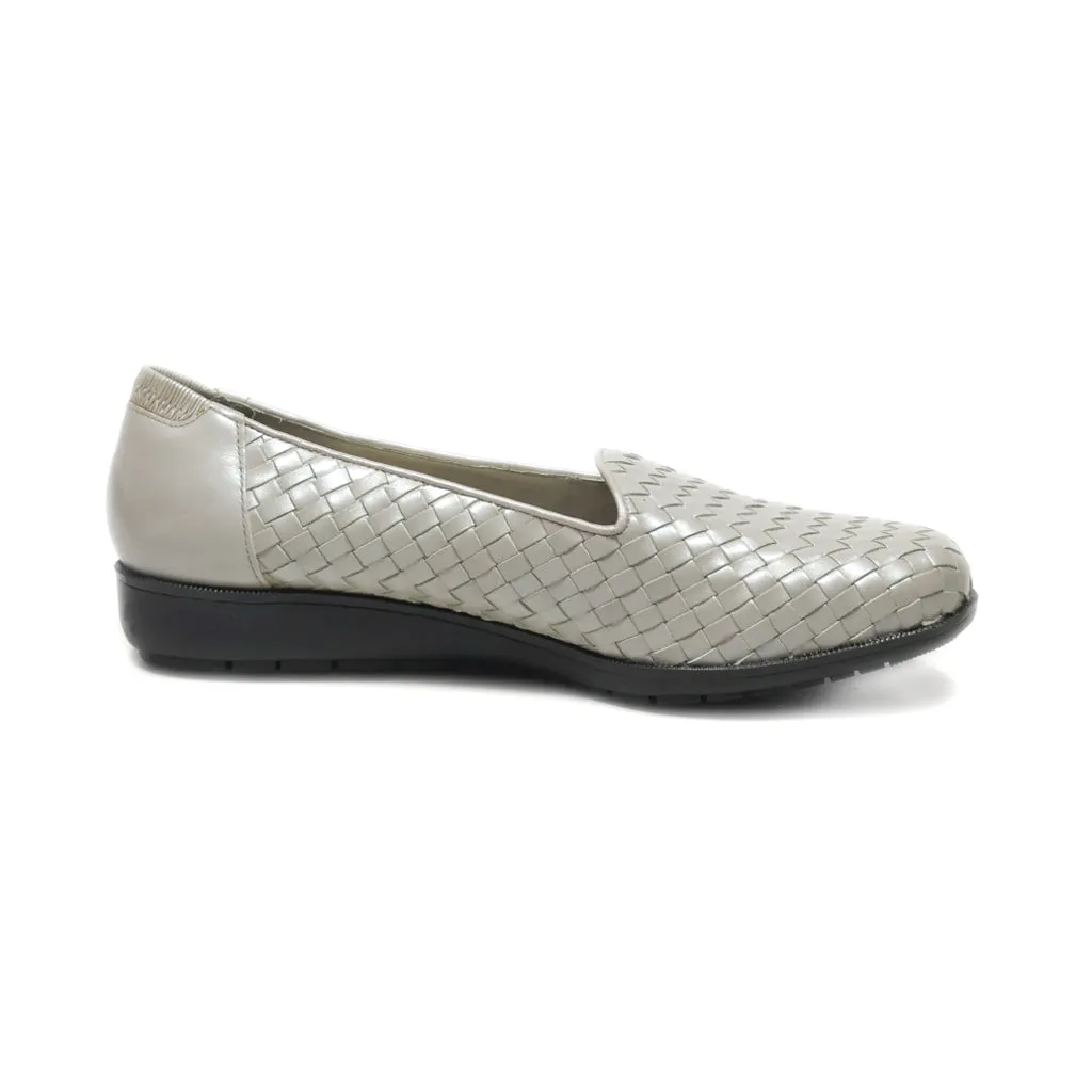 Ara Flair Loafers Leather Grey Colour For Women