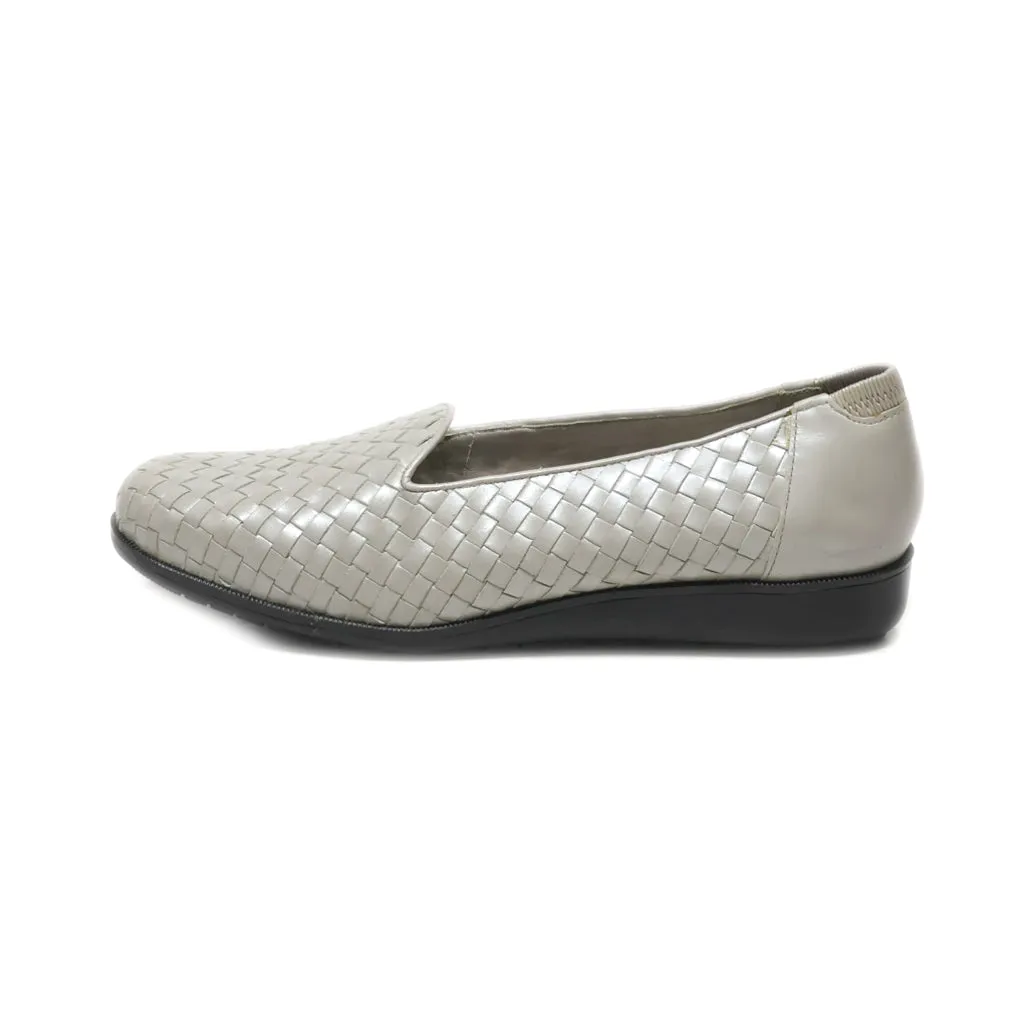 Ara Flair Loafers Leather Grey Colour For Women