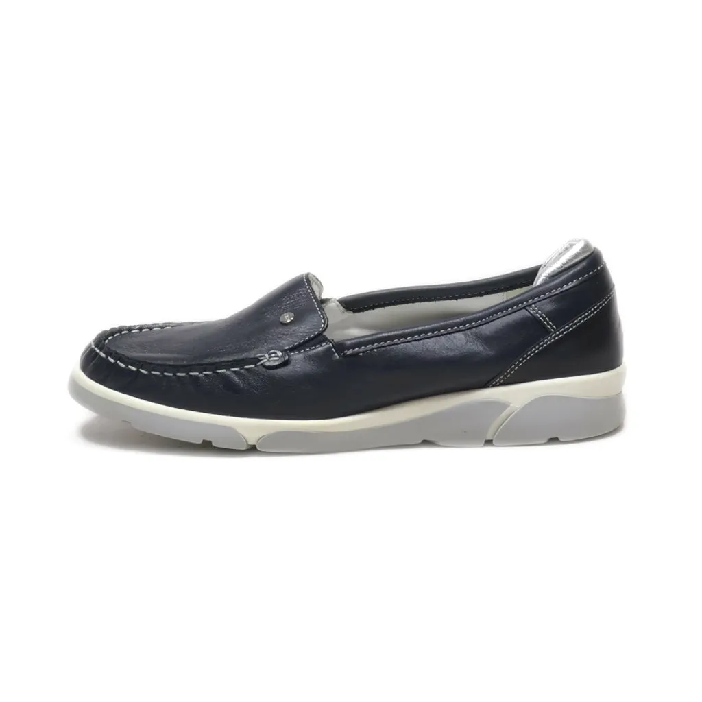 Ara Loafers Leather Grey Colour For Women