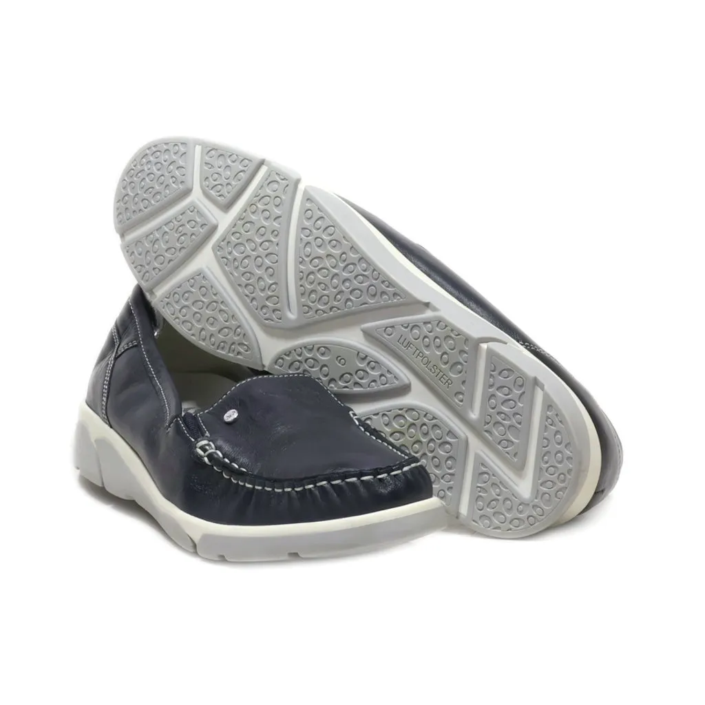 Ara Loafers Leather Grey Colour For Women