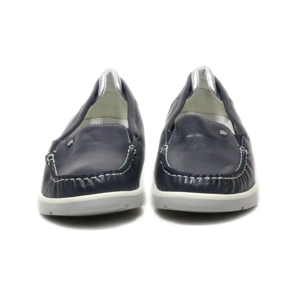 Ara Loafers Leather Grey Colour For Women