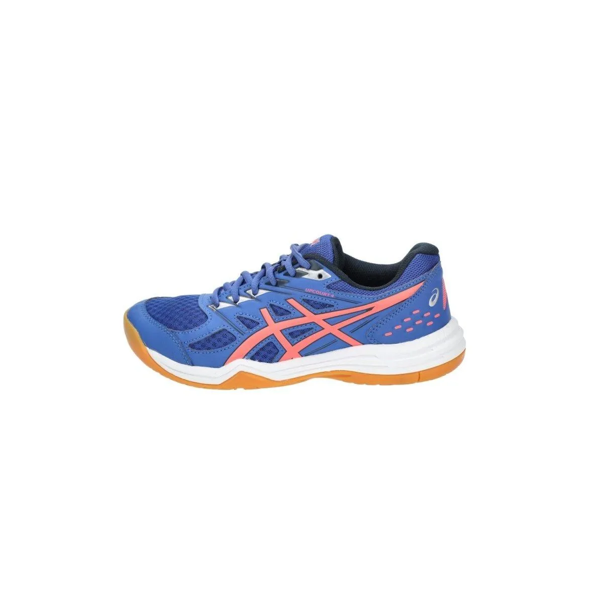 Asics Upcourt 4 Volleyball Low-Top Sneakers Fabric Blue Colour For Women