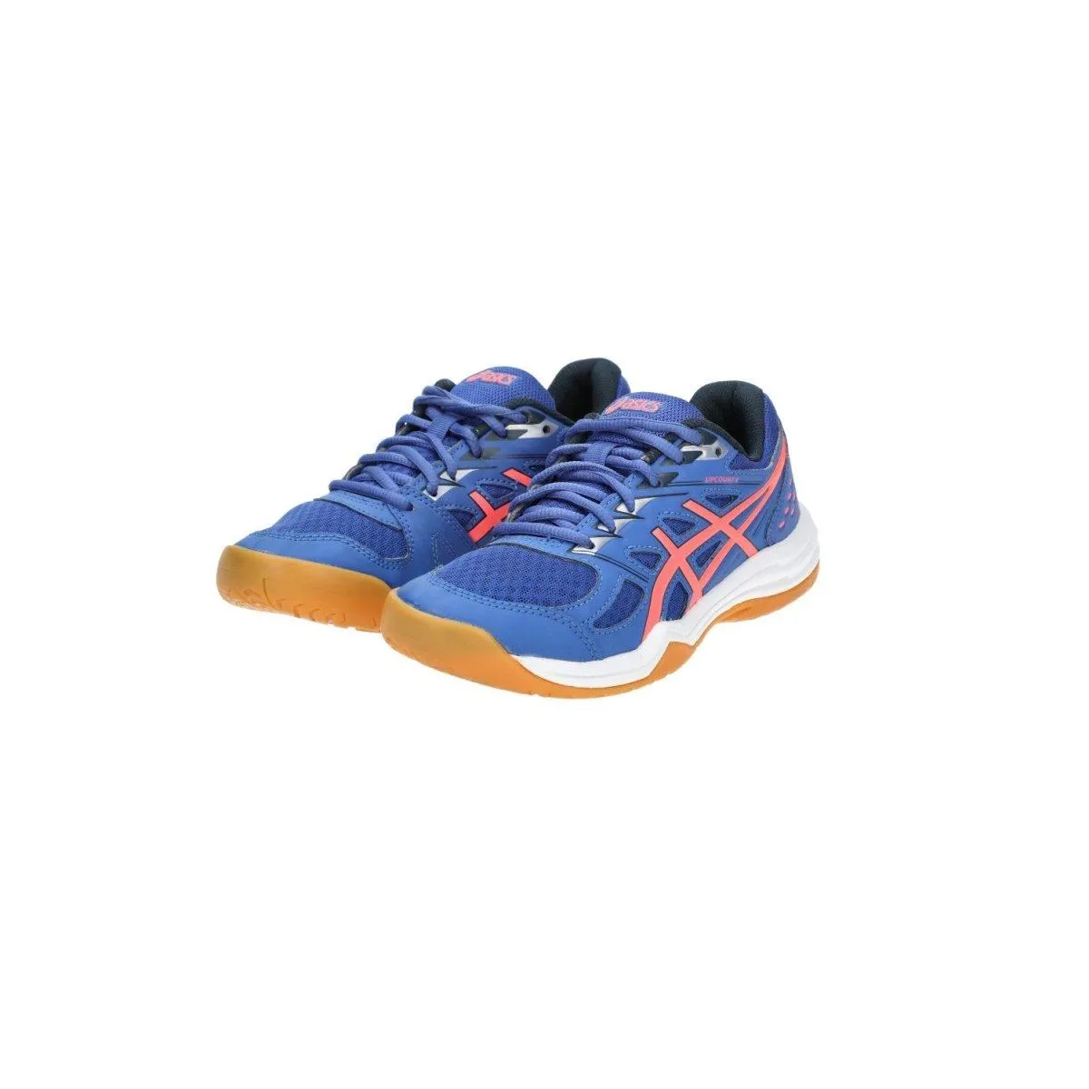 Asics Upcourt 4 Volleyball Low-Top Sneakers Fabric Blue Colour For Women