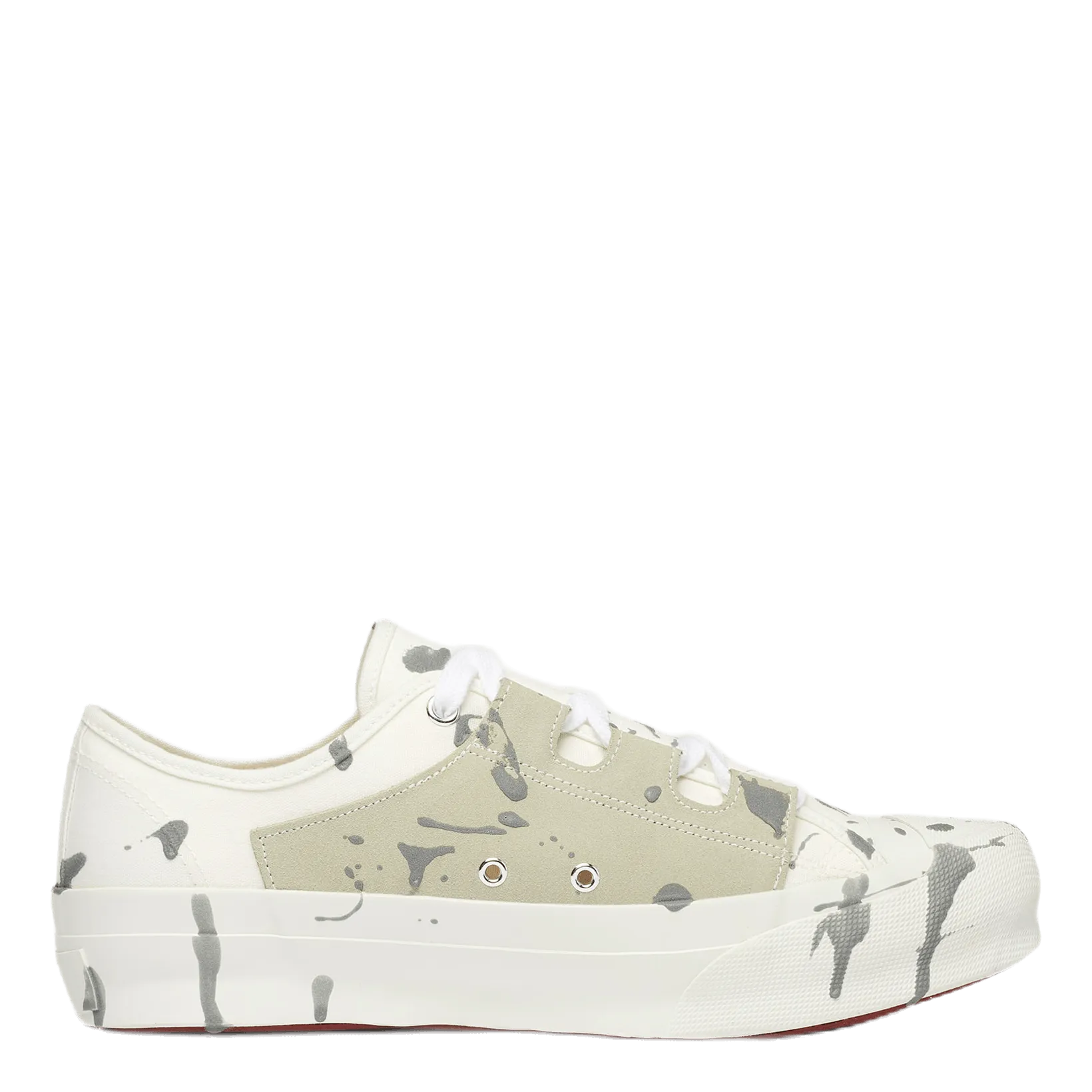 Asymmetric Ghilie Sneaker White