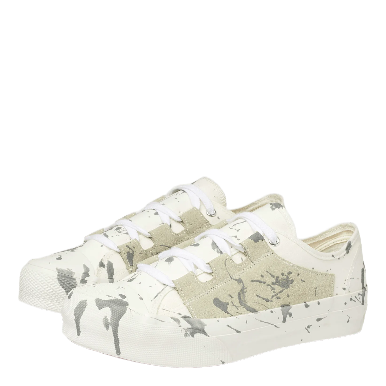 Asymmetric Ghilie Sneaker White