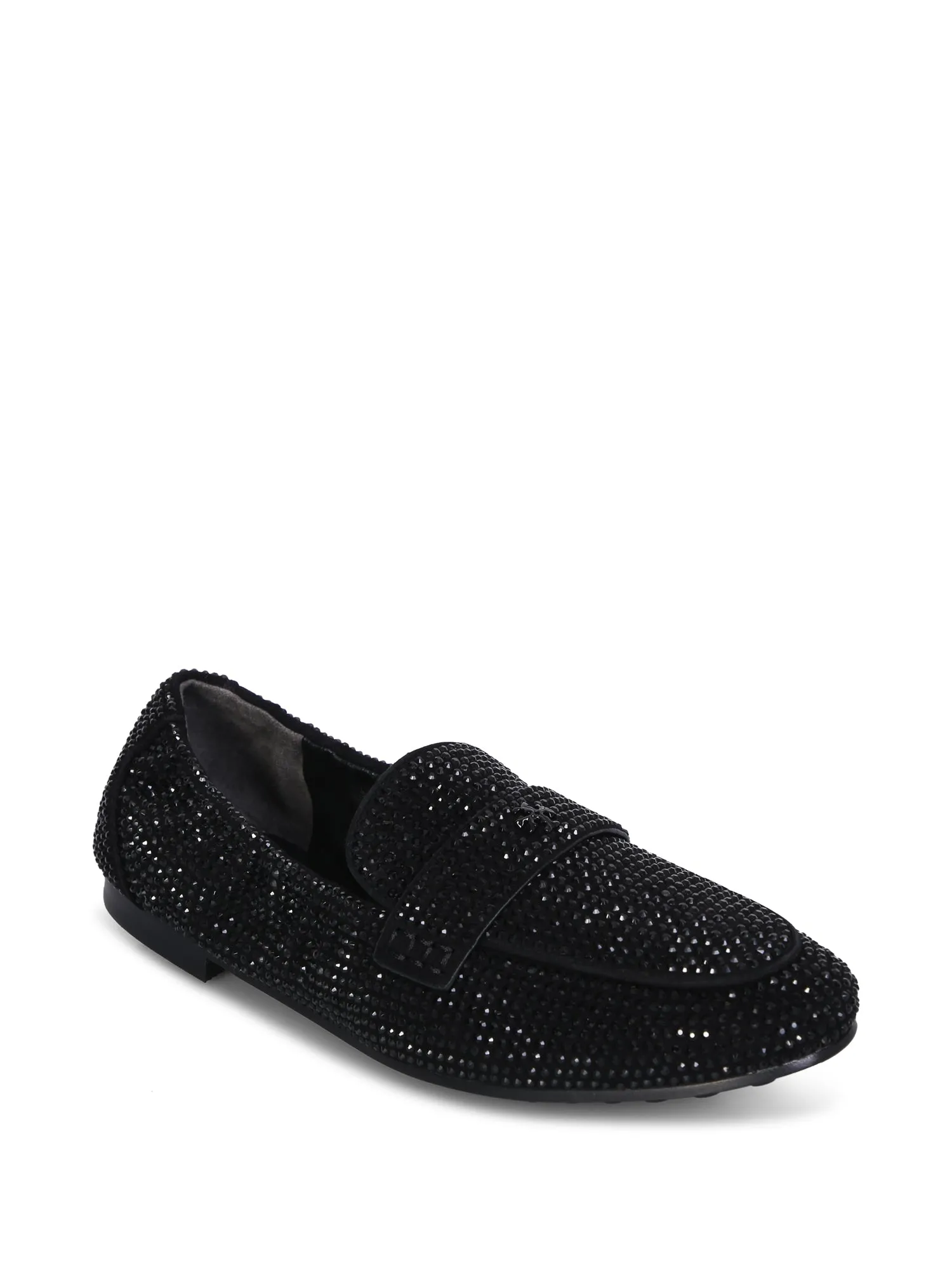 Ballet black leather loafer