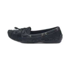 B.O.C Loafers Leather Black Colour For Women