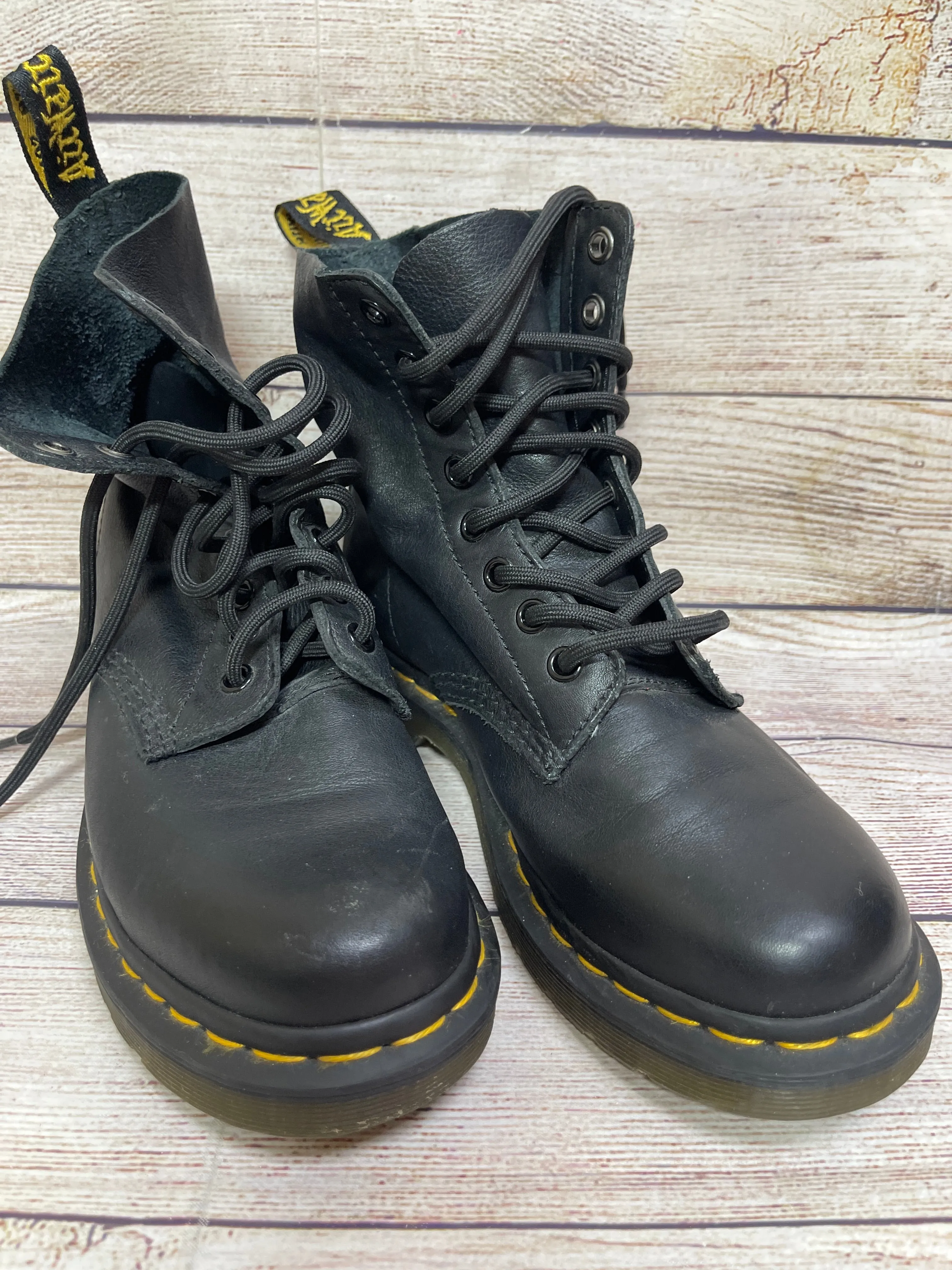 Boots Combat By Dr Martens In Black, Size: 6