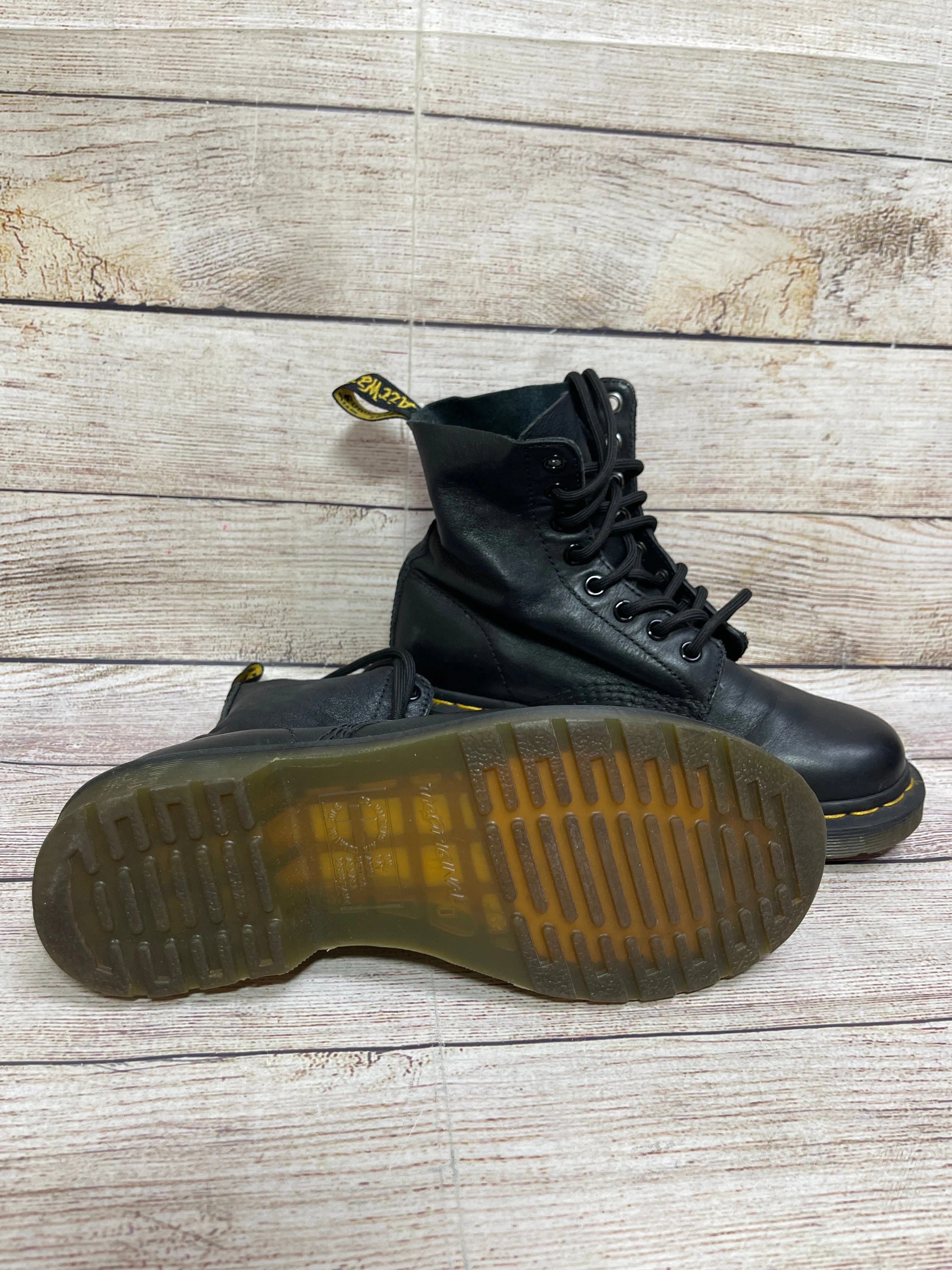 Boots Combat By Dr Martens In Black, Size: 6