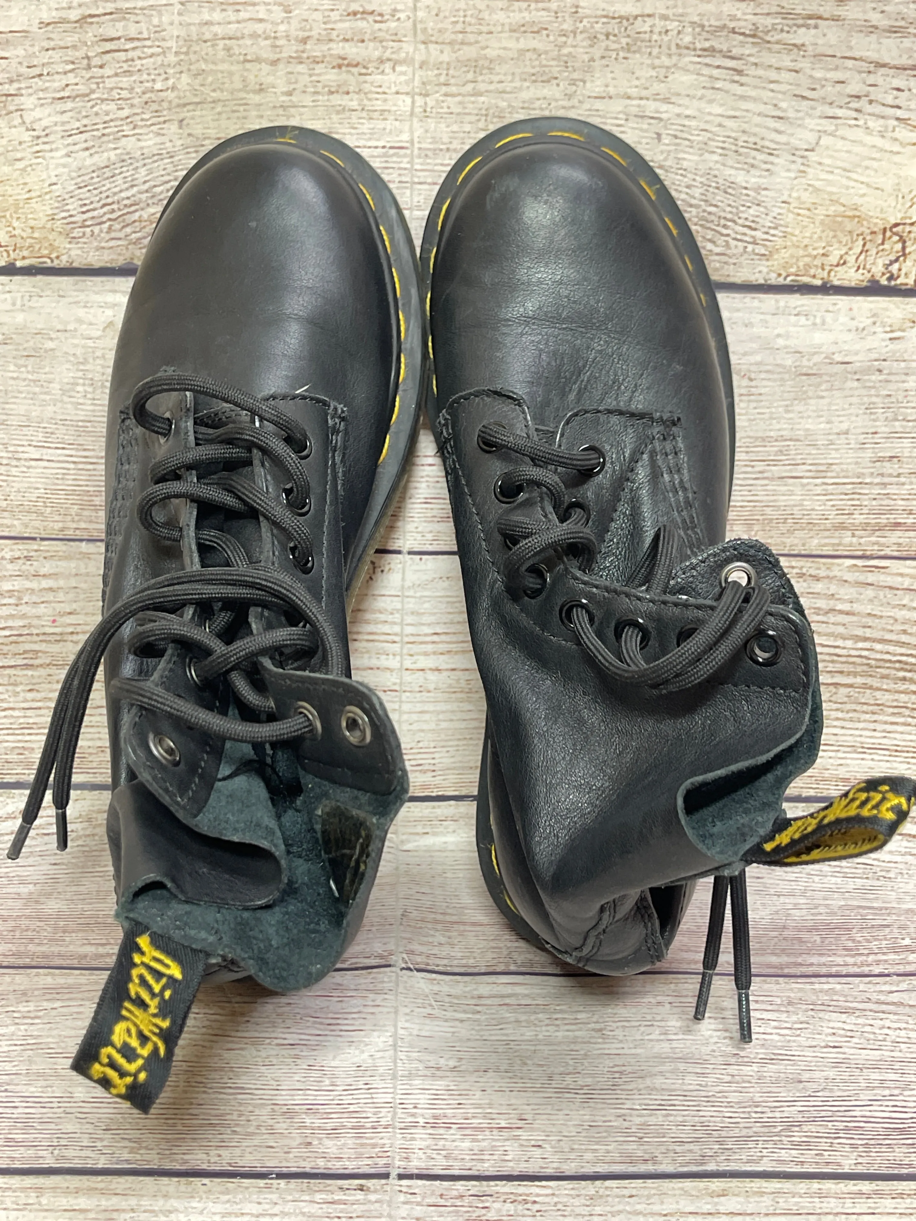 Boots Combat By Dr Martens In Black, Size: 6