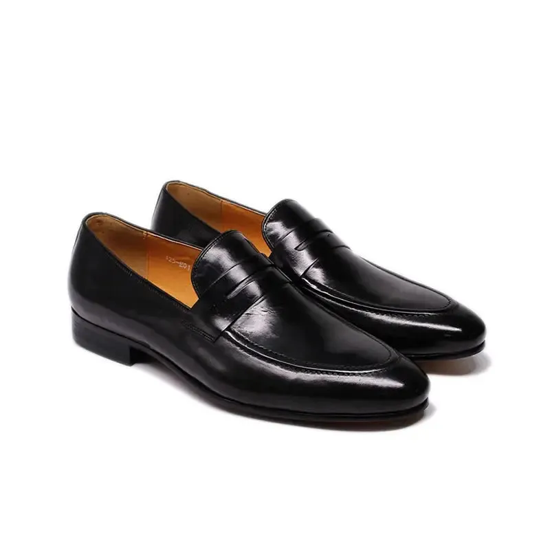 Branded formal loafers shoes genuine leather for mens formal loafers low price