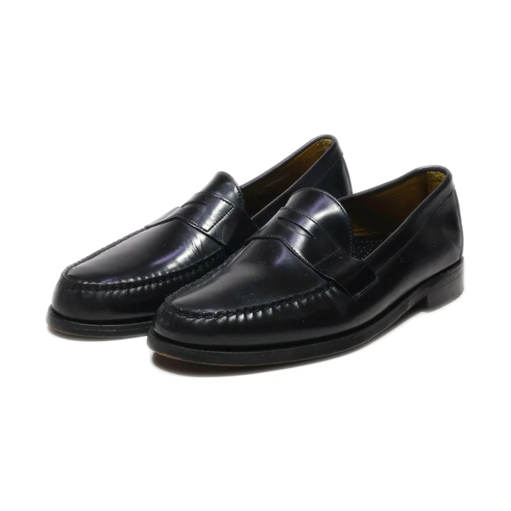 Brooks Brothers Loafers Leather Black Colour For Men