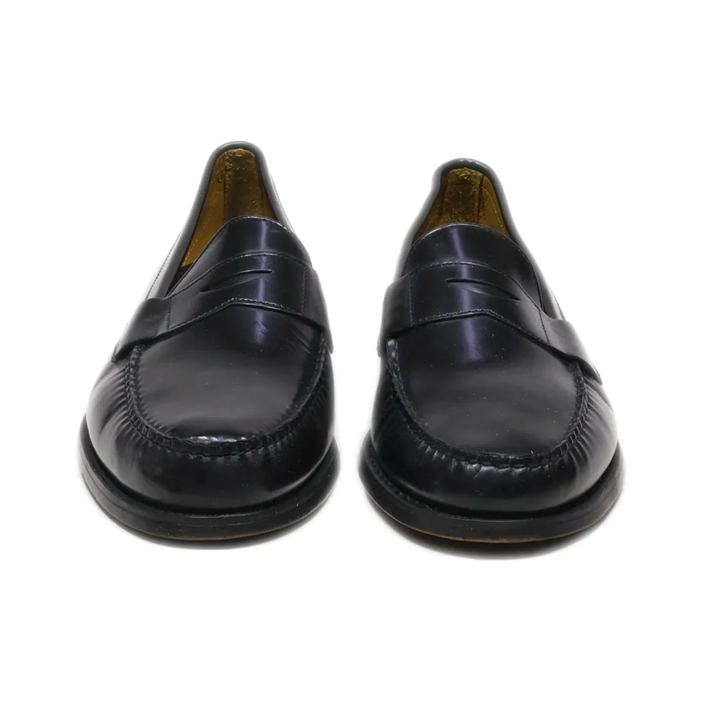 Brooks Brothers Loafers Leather Black Colour For Men