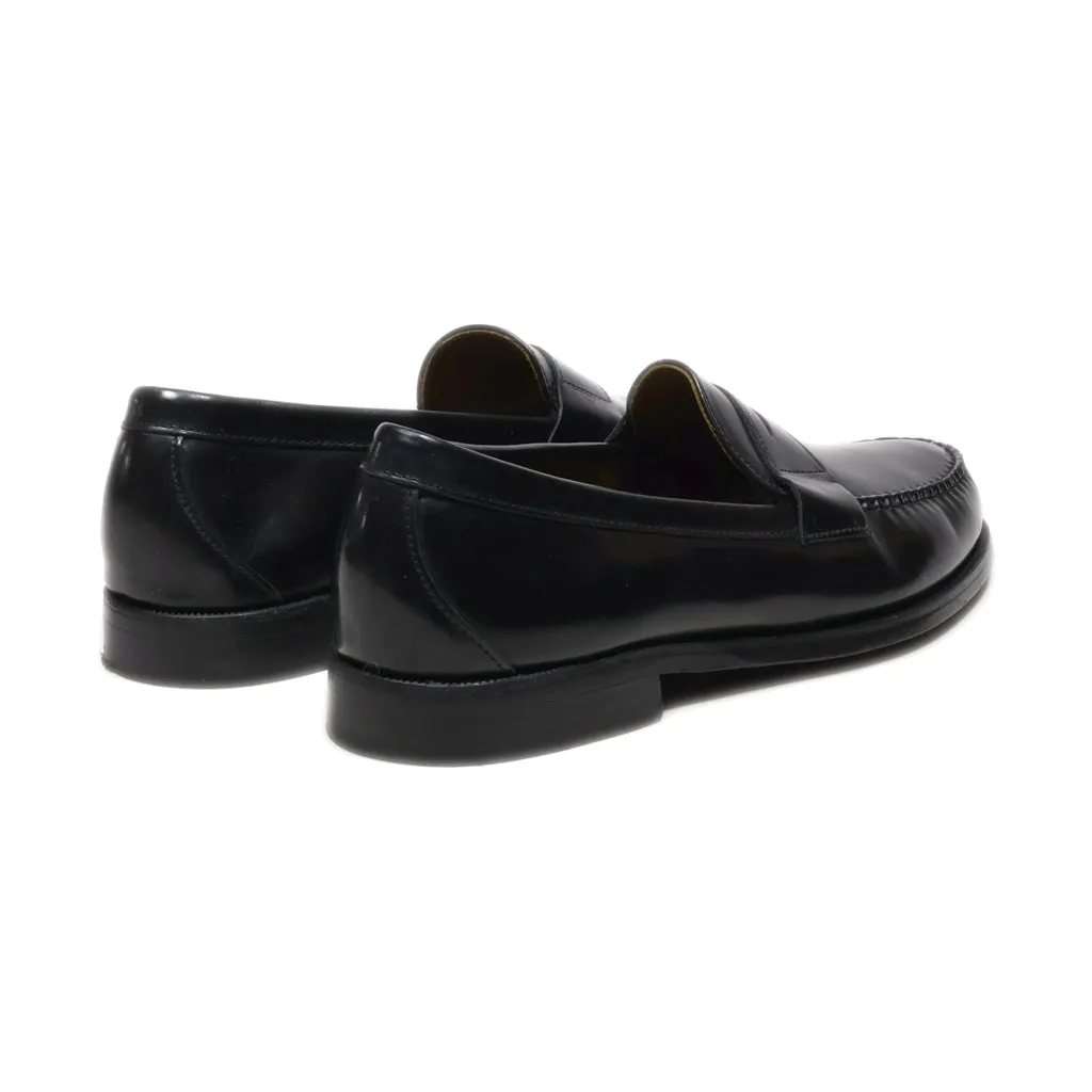 Brooks Brothers Loafers Leather Black Colour For Men