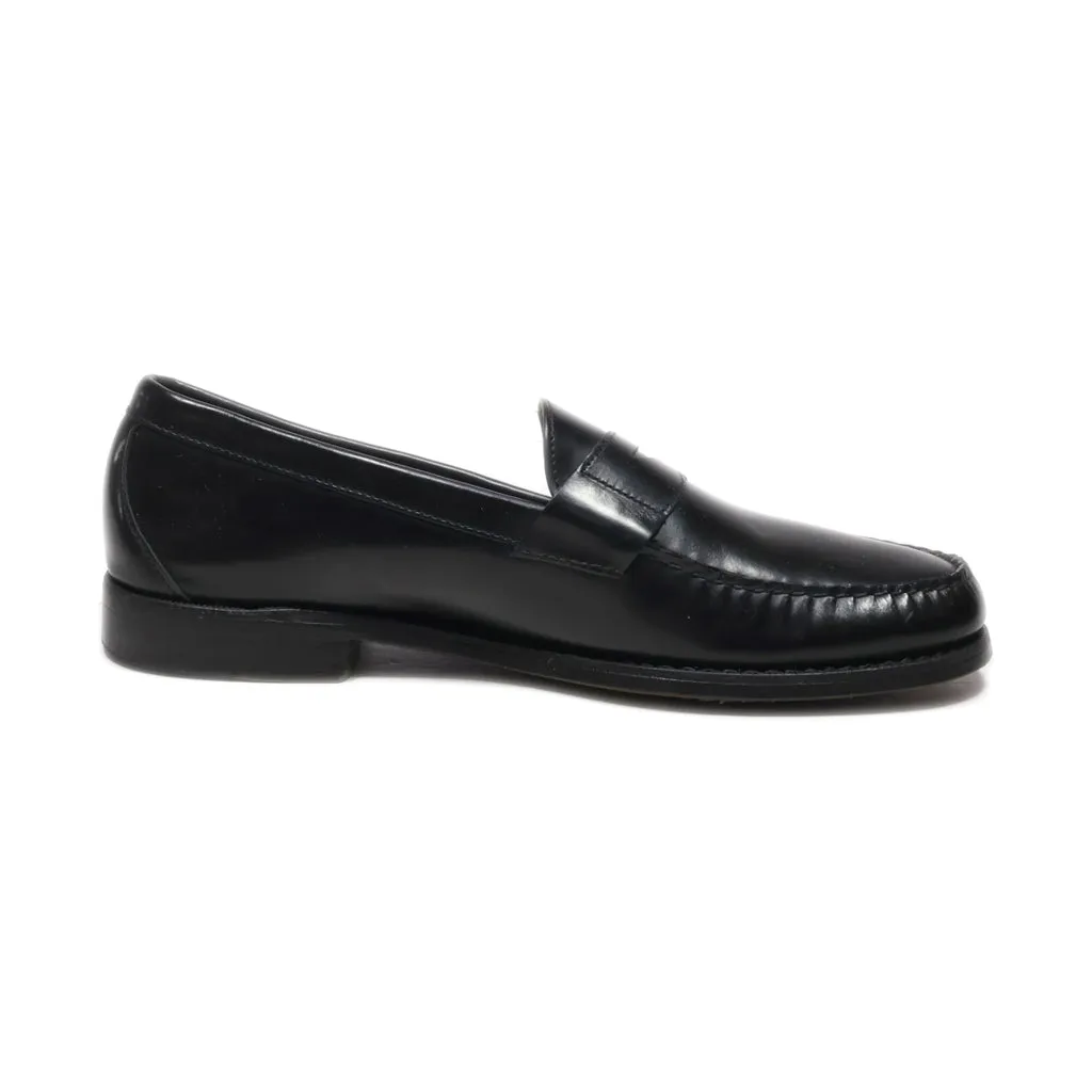 Brooks Brothers Loafers Leather Black Colour For Men