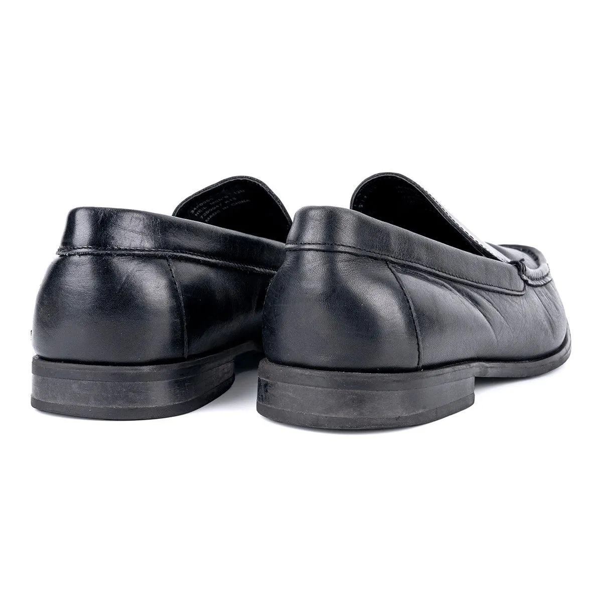 Calvin Klein Formal Slip Ons Leather Black Colour For Men