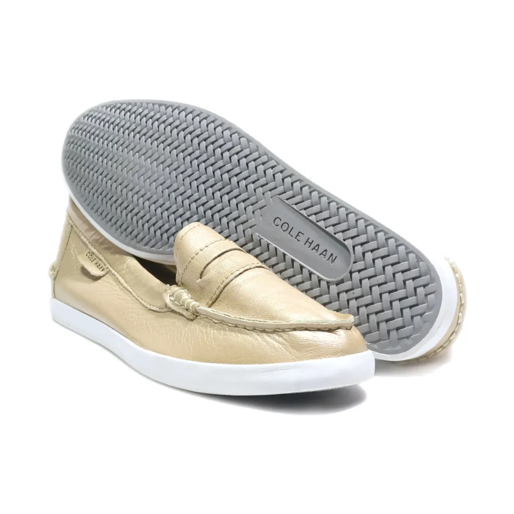 Cole Haan Loafers Leather Beige Colour For Women