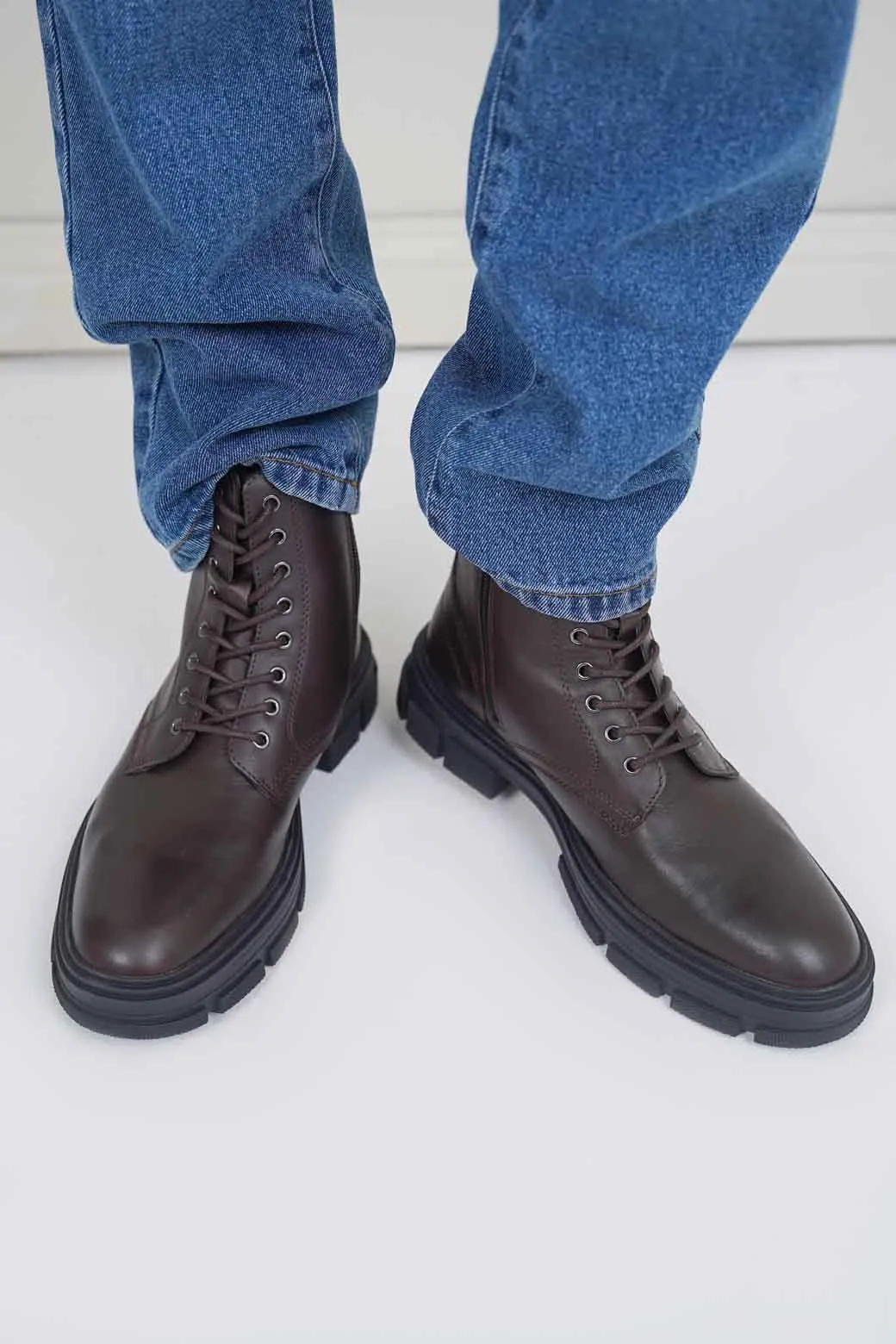 COMBAT LEATHER BOOTS