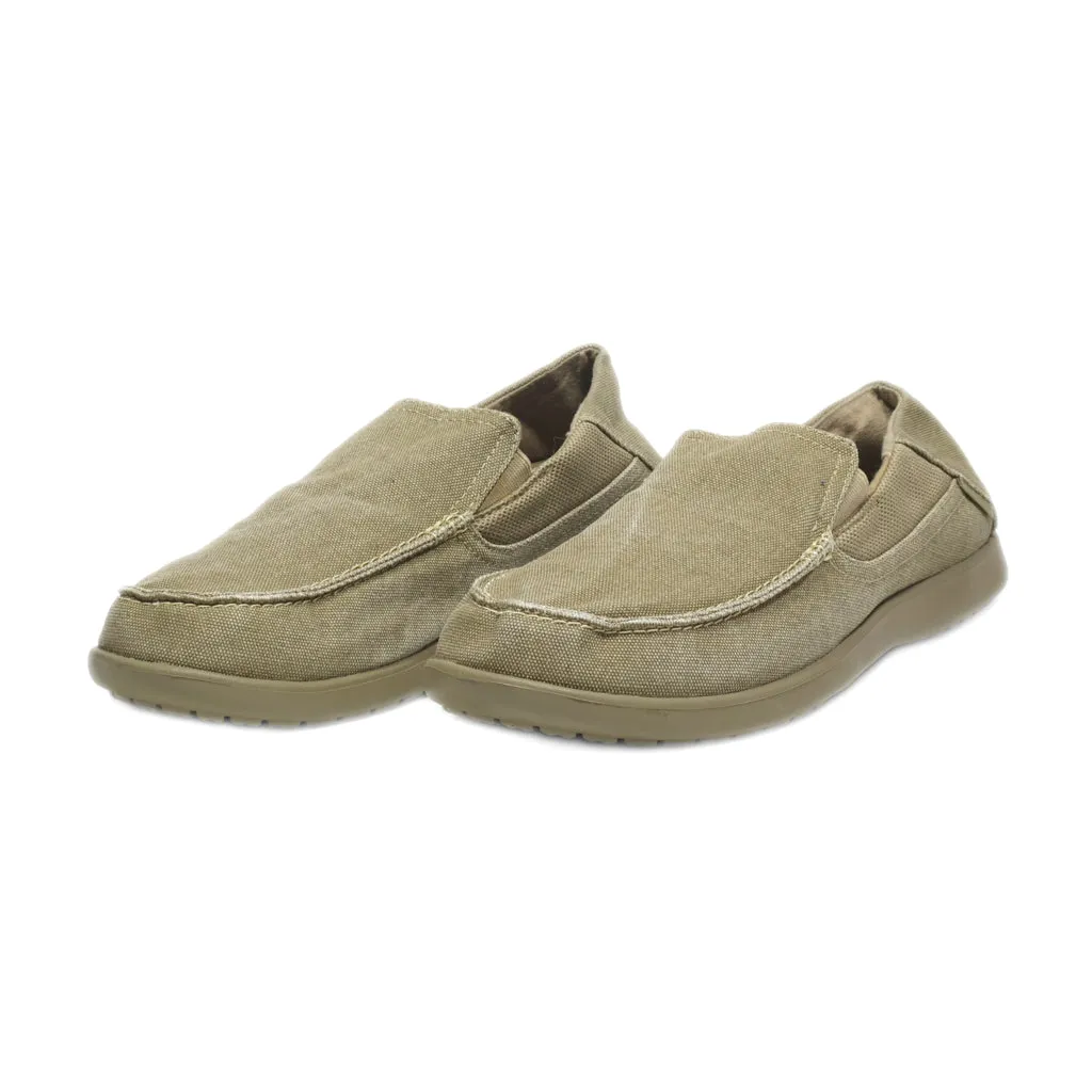 Crocs Loafers Canvas Beige Colour For Men