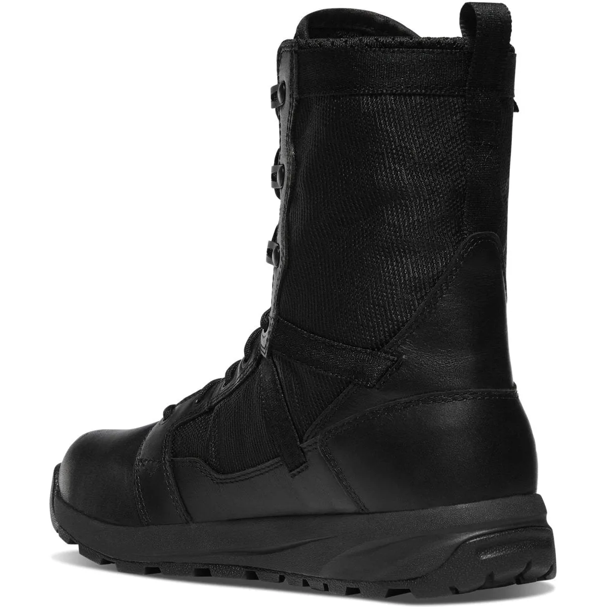 Danner Men's Resurgent Tactical 8" Plain Toe WP Boot -Black- 50111