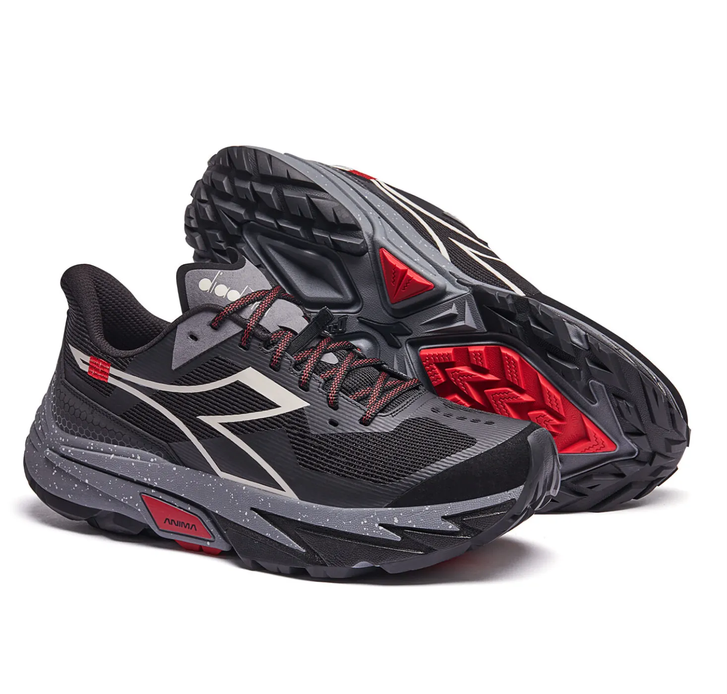 Diadora SESTRIERE-XT 2 Trail Running Trainers (BLACK/STEEL GRAY)