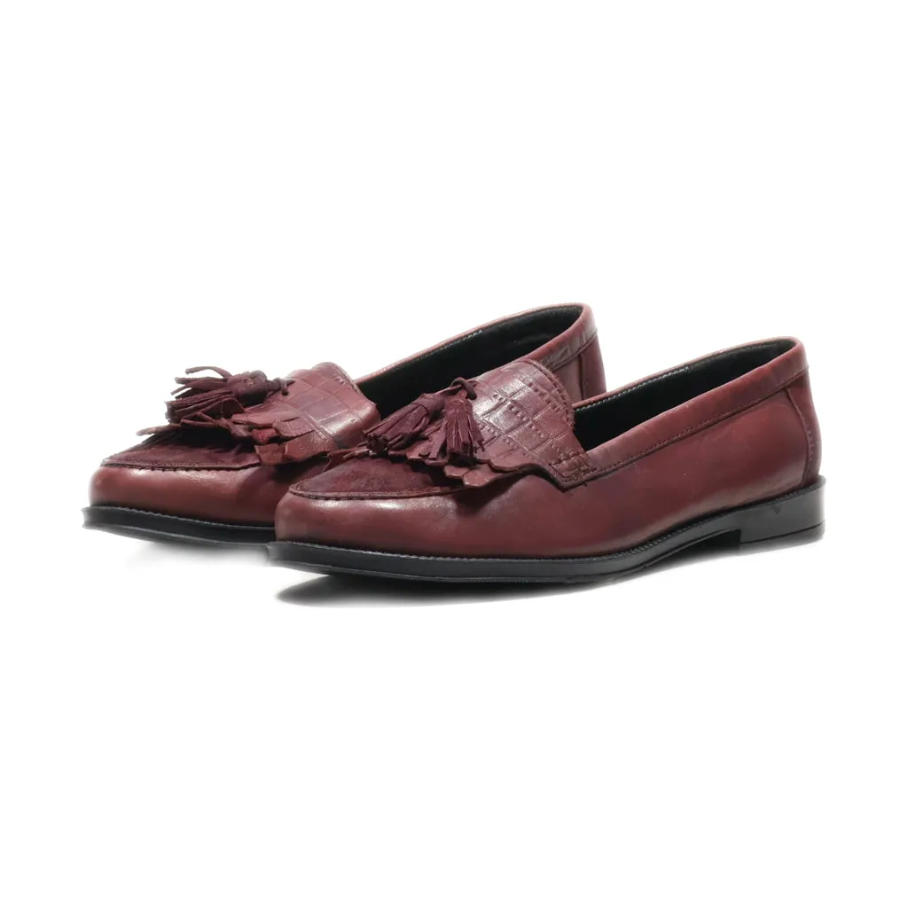 Dorothy Perkins Loafers Leather Brown Colour For Women