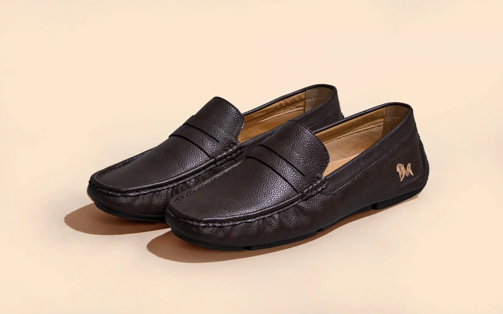 Dress Loafers : Brown