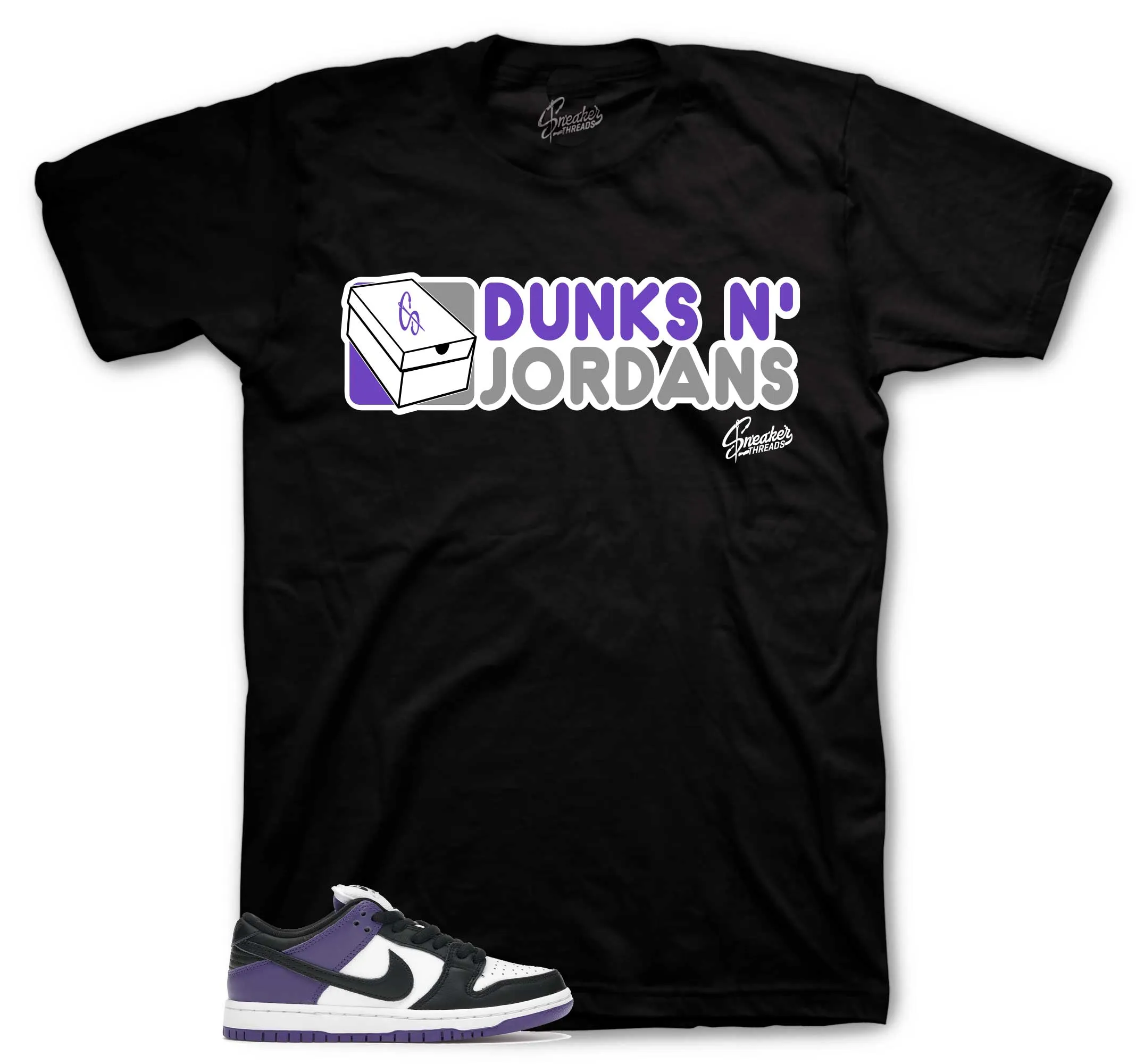 Dunk SB Low Court Purple Dunks n Jordans Shirt