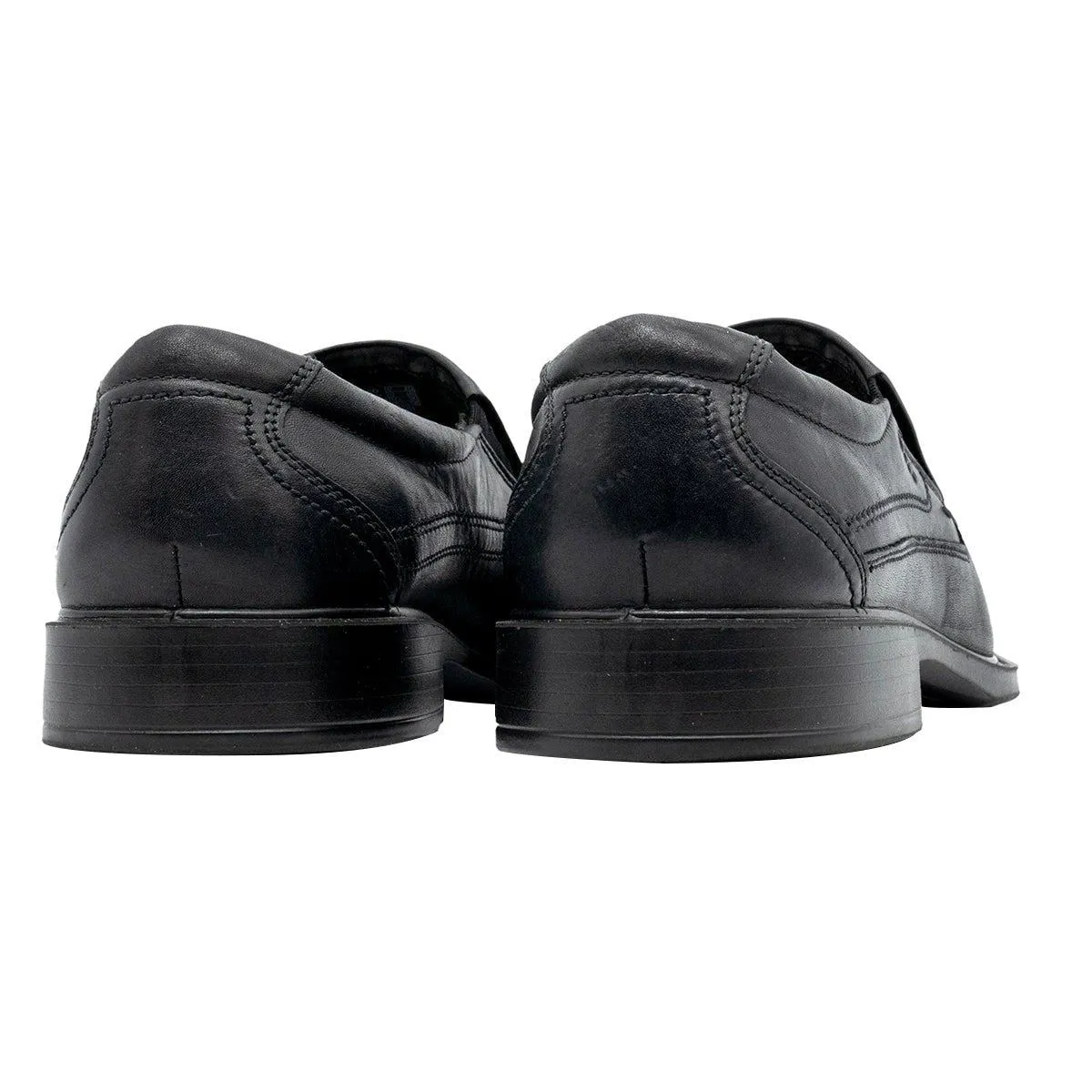 Ecco New Jersey Formal Slip Ons Leather Black Colour For Men