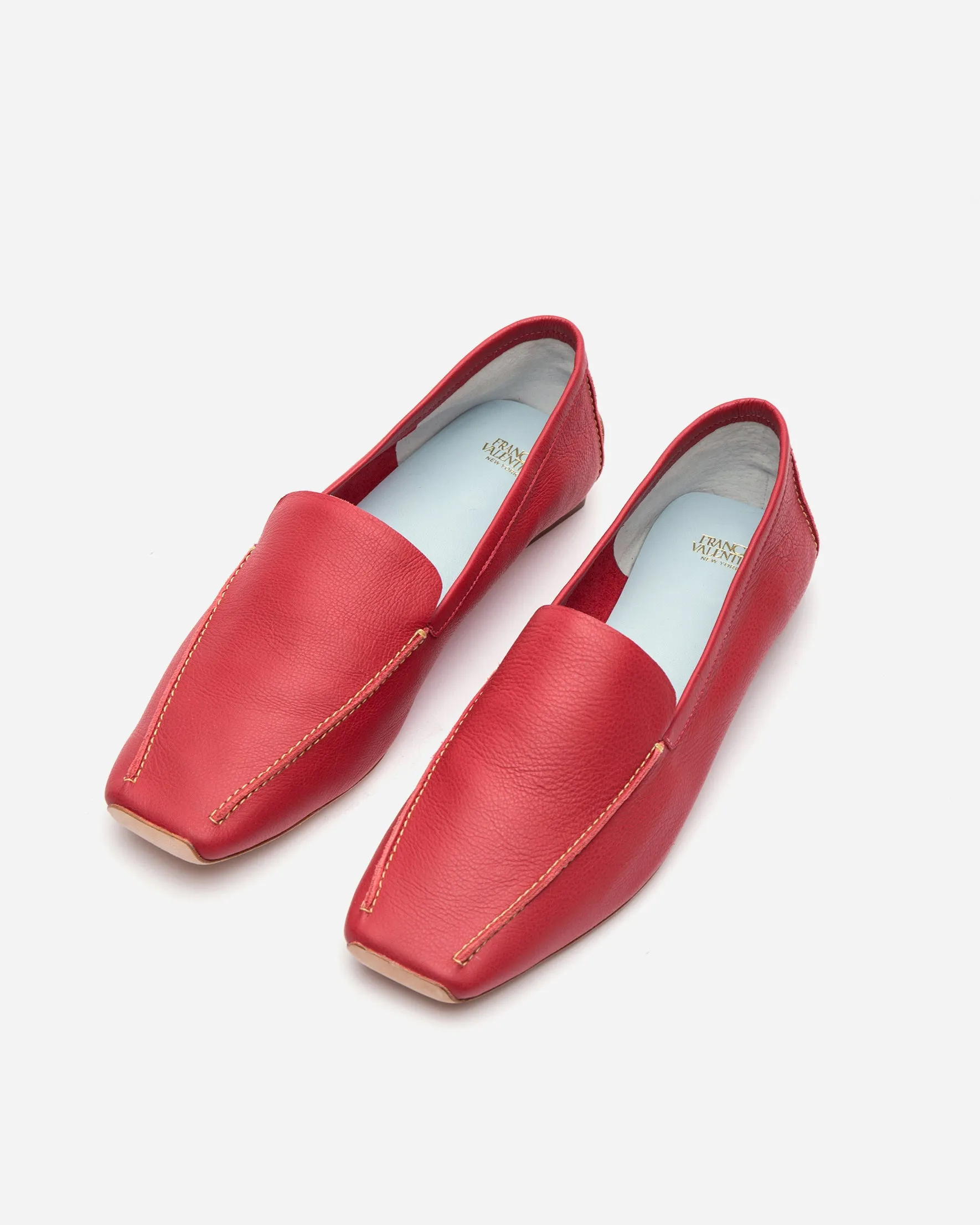 Elyce Loafer Leather Red