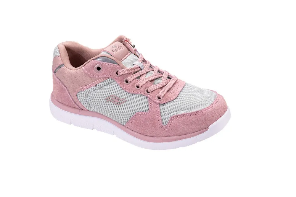 Excursion shoe - women's pink and grey mid-top