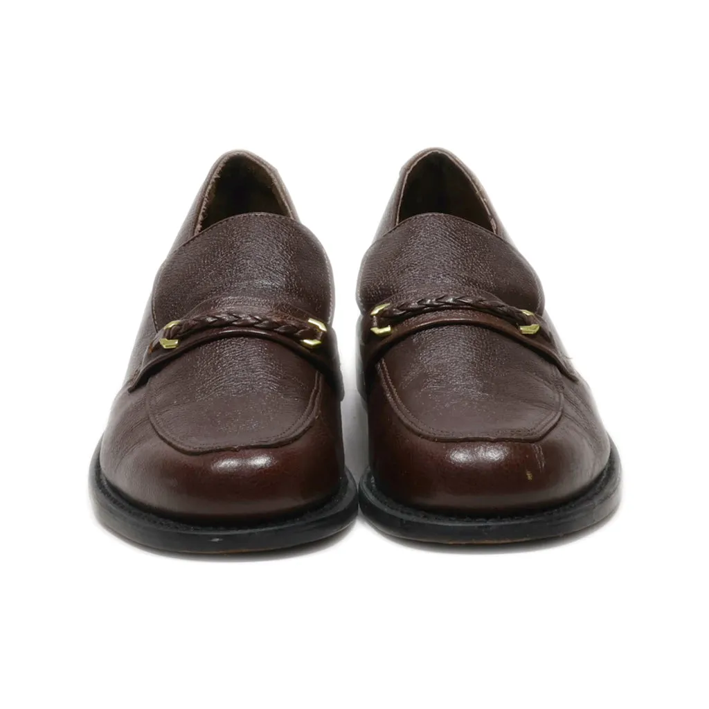 Executive Imperial Loafers Leather Brown Colour For Men