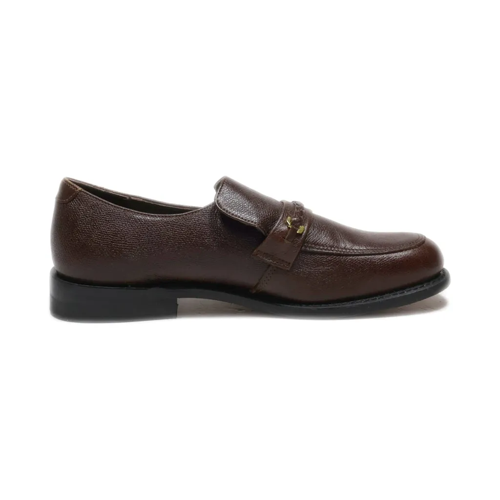 Executive Imperial Loafers Leather Brown Colour For Men