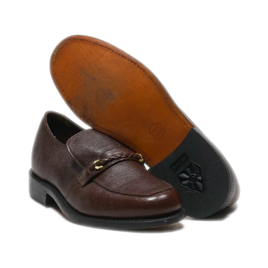 Executive Imperial Loafers Leather Brown Colour For Men