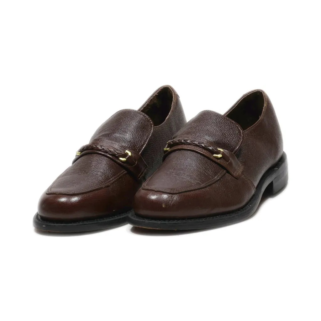 Executive Imperial Loafers Leather Brown Colour For Men