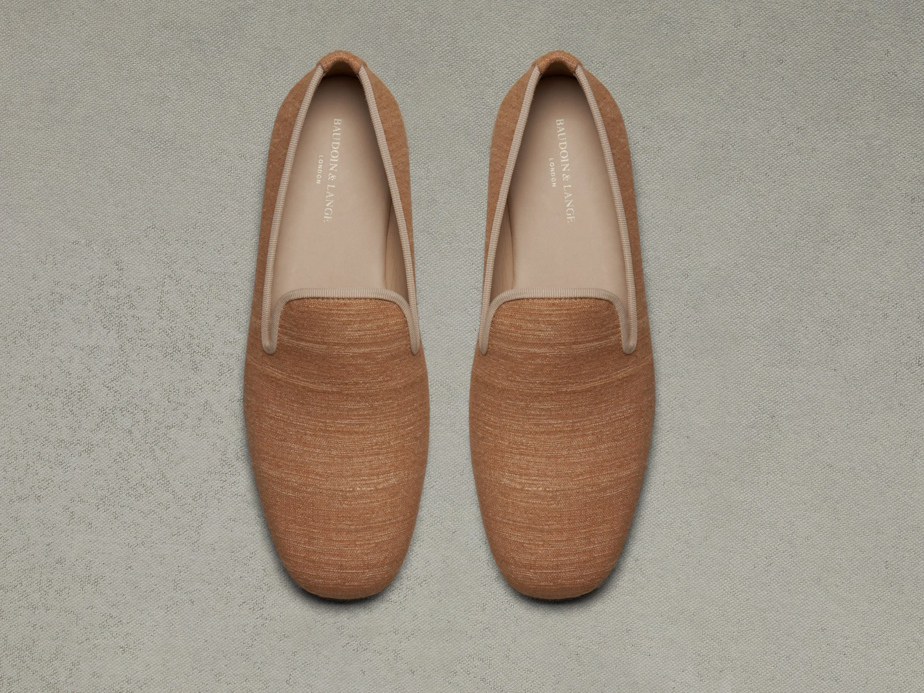 Fenice Loafers in Soleil Silk and Gros Grain