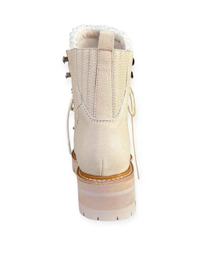 Fisher Boots Nougat Tumble Leather