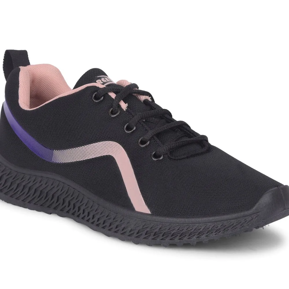 FORCE 10 By Liberty Women LYRA-02 Black Sports Lacing Shoes