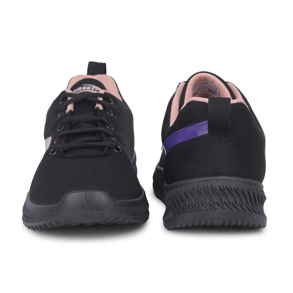 FORCE 10 By Liberty Women LYRA-02 Black Sports Lacing Shoes