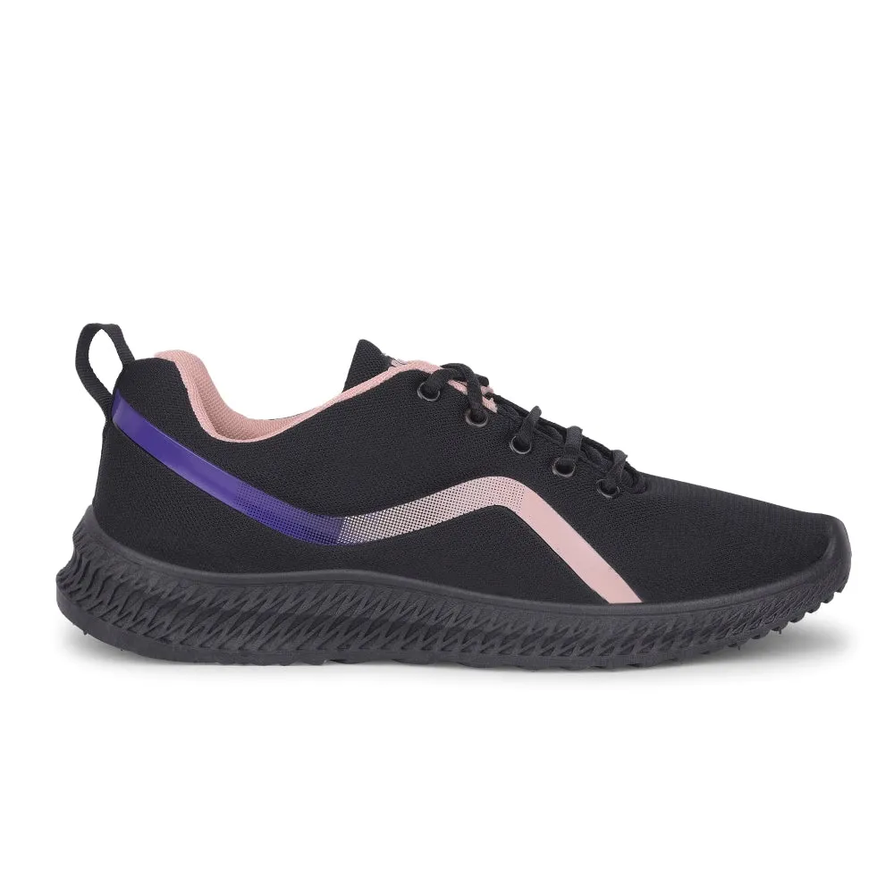 FORCE 10 By Liberty Women LYRA-02 Black Sports Lacing Shoes